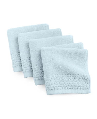 The Bath House Cotton 4-Pack Washcloth Set, 13" x