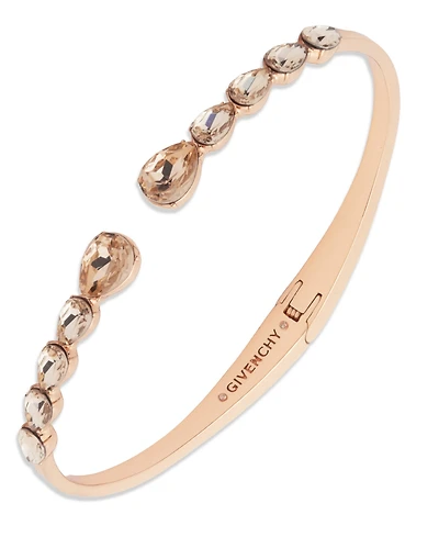 Givenchy Open Pear Stone Cuff Bracelet