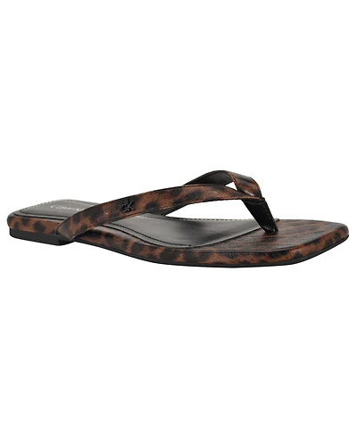 Calvin Klein Women's Stelea Flat Thong Sandals