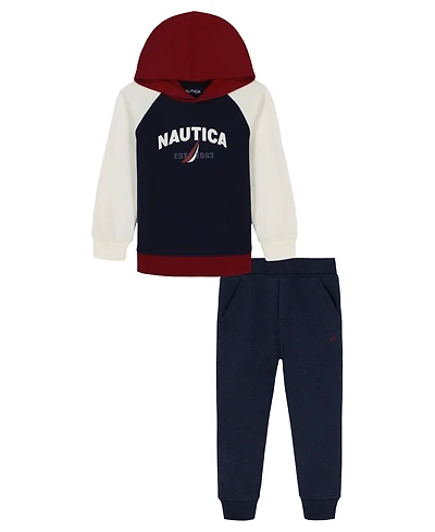 Nautica Boys 2T-7 2-Piece Hoodie and Joggers Set