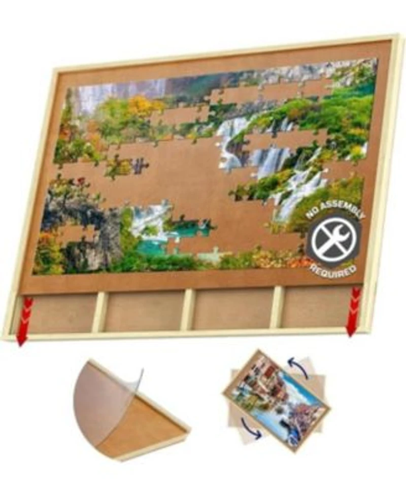 Wooden Jigsaw Puzzle Table