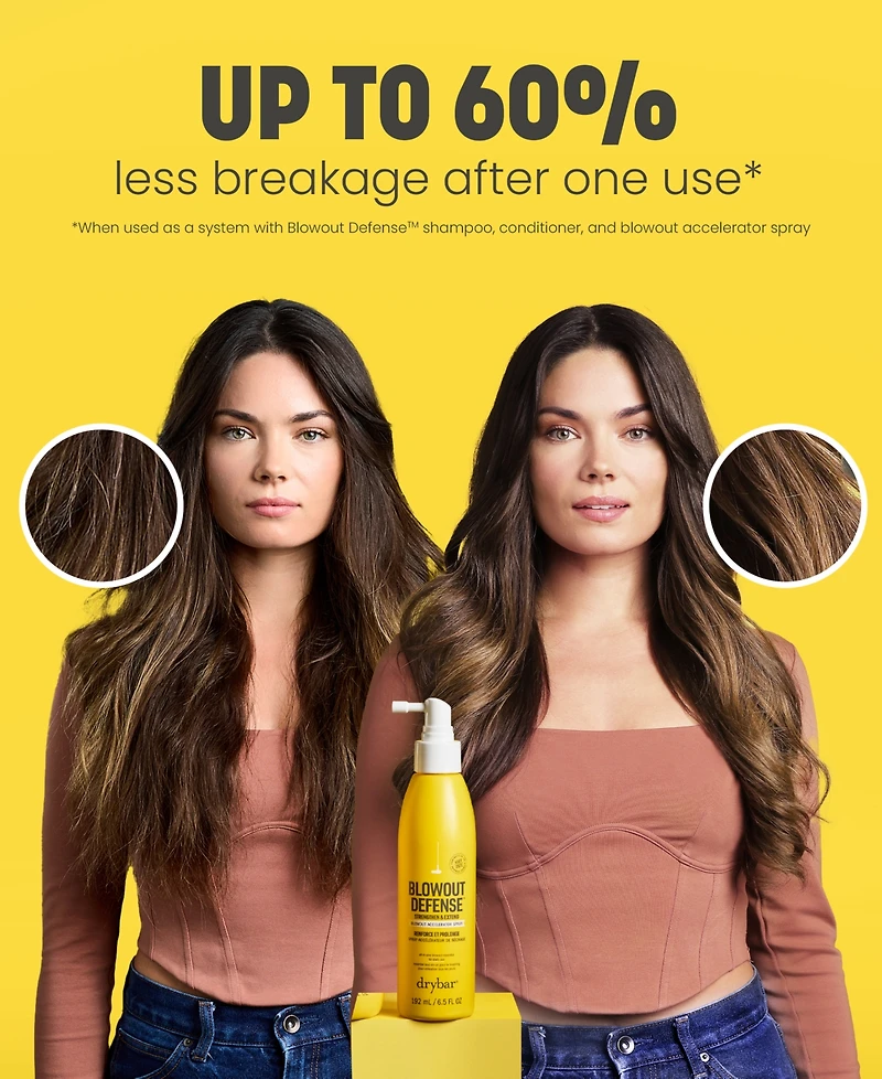 Drybar Blowout Defense Strengthen & Extend Blowout Accelerator Spray, 6.5 oz.