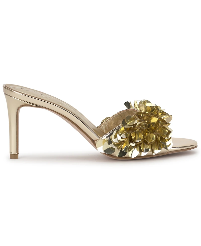 Jessica Simpson Women's Palora Slip-On Sequin Dress Sandals