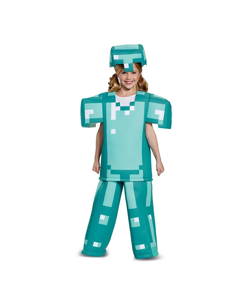 Disguise Big Boys and Girls Minecraft Armor Prestige Costume