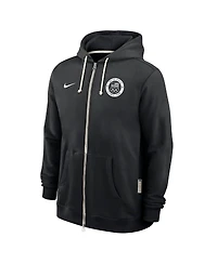 Nike Men's Black Team Usa Standard Issue Dri-fit Full-Zip Hoodie