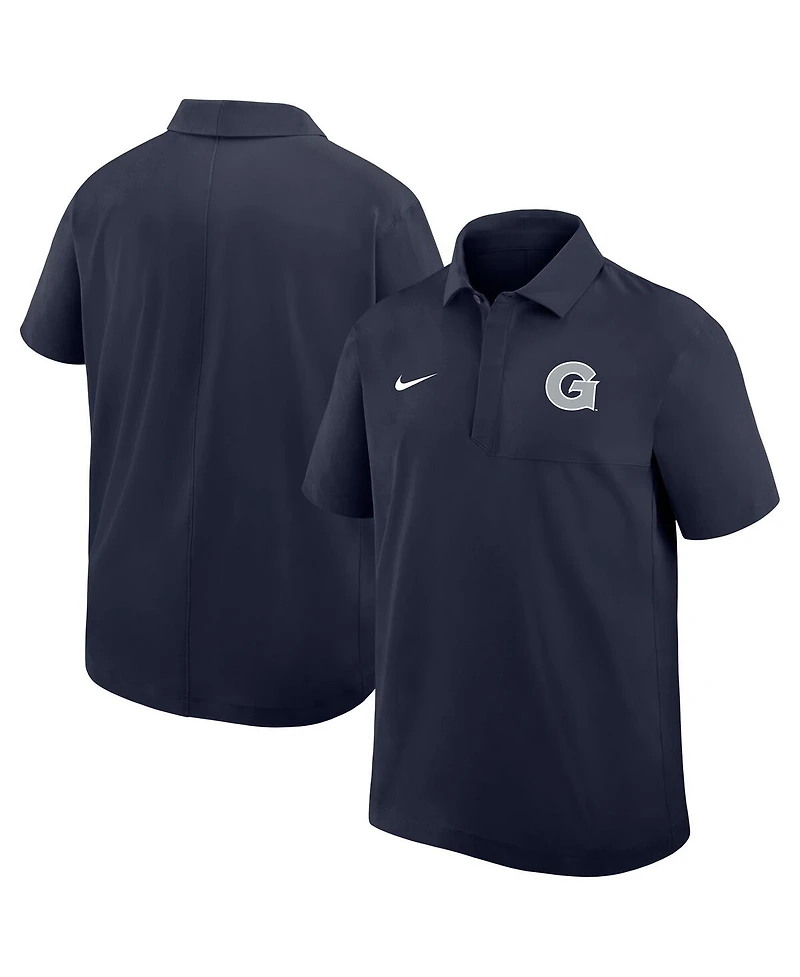 Nike Men's Navy Georgetown Hoyas 2025 Sideline Dri-fit Polo Shirt