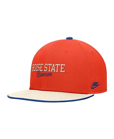 Nike Men's Orange Boise State Broncos Vintage Script Pro Dri-fit Snapback Hat