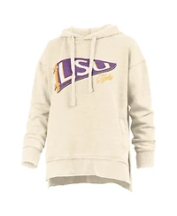 Pressbox Women's Cream Lsu Tigers Marni Pullover Hoodie