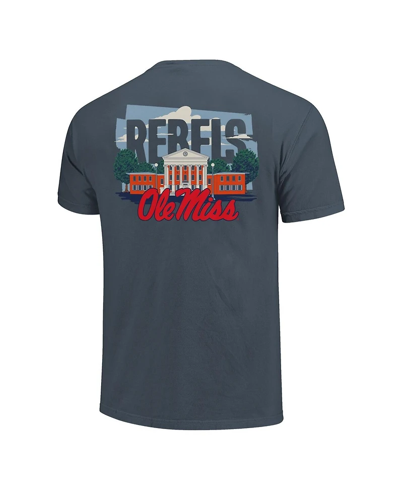 Image One Men's and Women's Navy Ole Miss Rebels Hyper Local Lyceum T-Shirt