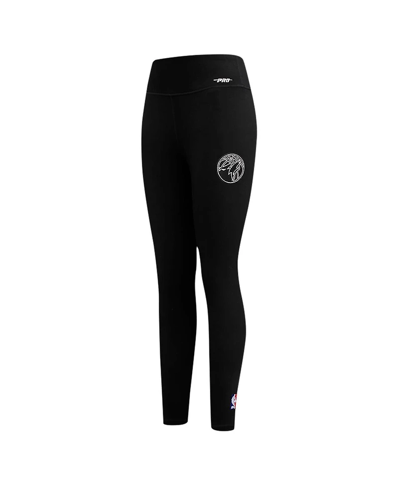 Pro Standard Women's Black Minnesota Timberwolves Paint the City Tri-Blend Jersey Leggings