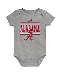 Outerstuff Baby Boys and Girls Alabama Crimson Tide Sunday Comics 3-Pack Bodysuit Set