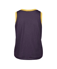 '47 Brand Women's Purple Lsu Tigers Premier Ringer Tank Top