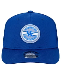 New Era Men's Royal Kentucky Wildcats Patched 9SEVENTY Stretch-Snap Adjustable Hat