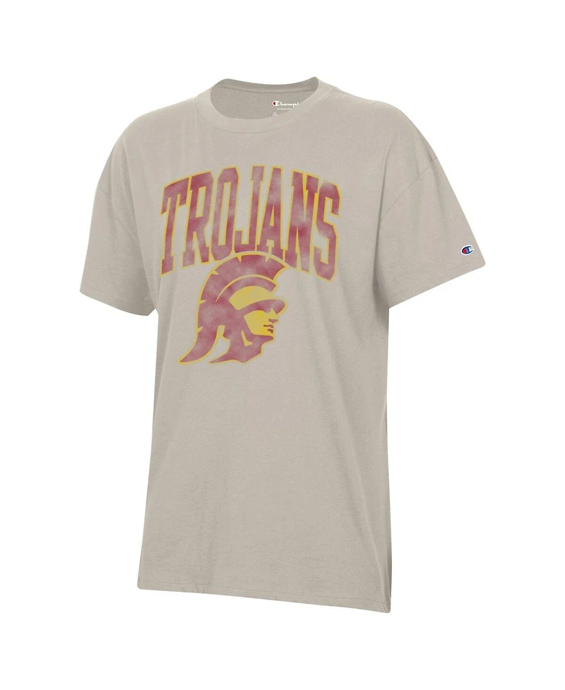 Champion Women's Tan Usc Trojans Core Oversized T-Shirt