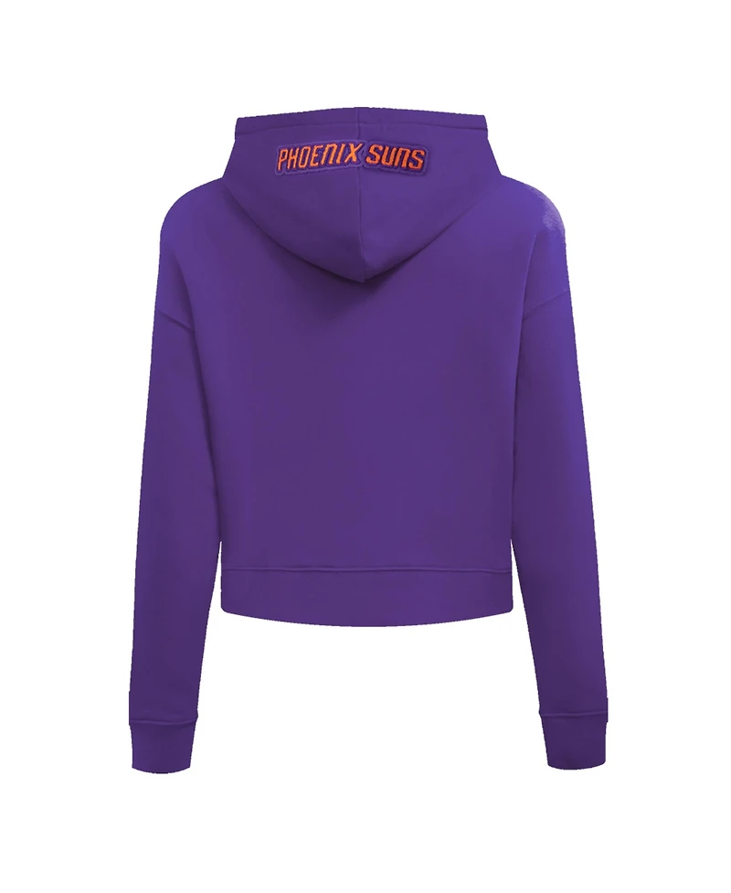 Pro Standard Women's Purple Phoenix Suns 2024/25 City Edition Cropped Pullover Hoodie