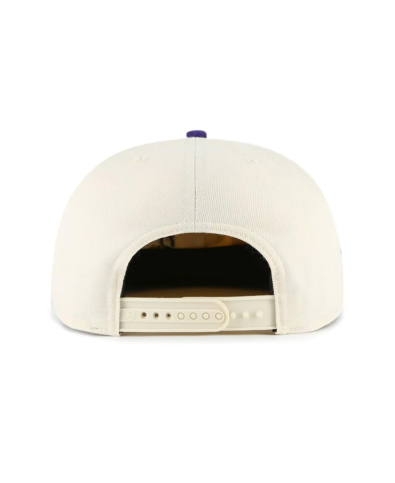 '47 Brand Men's and Women's Natural Lsu Tigers Crossover Off Hand Captain Adjustable Hat