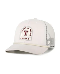 '47 Brand Men's and Women's Cream Texas A&M Aggies Core Inline Gravestone Adjustable Trucker Hat