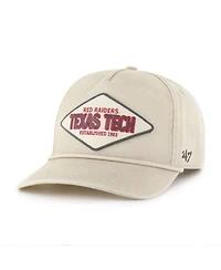 '47 Brand Men's and Women's Cream Texas Tech Red Raiders Outdoorsmen Cairn Hitch Adjustable Hat