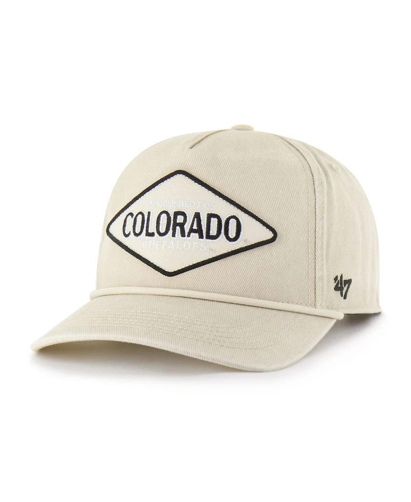'47 Brand Men's and Women's Cream Colorado Buffaloes Outdoorsmen Cairn Hitch Adjustable Hat