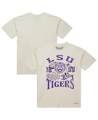 Mitchell & Ness Men's Cream Lsu Tigers Heritage Scholar T-Shirt