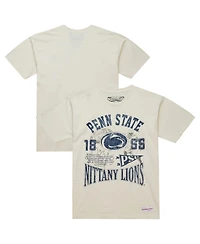 Mitchell & Ness Men's Cream Penn State Nittany Lions Heritage Scholar T-Shirt