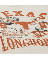 Mitchell & Ness Men's Cream Texas Longhorns Heritage Scholar T-Shirt