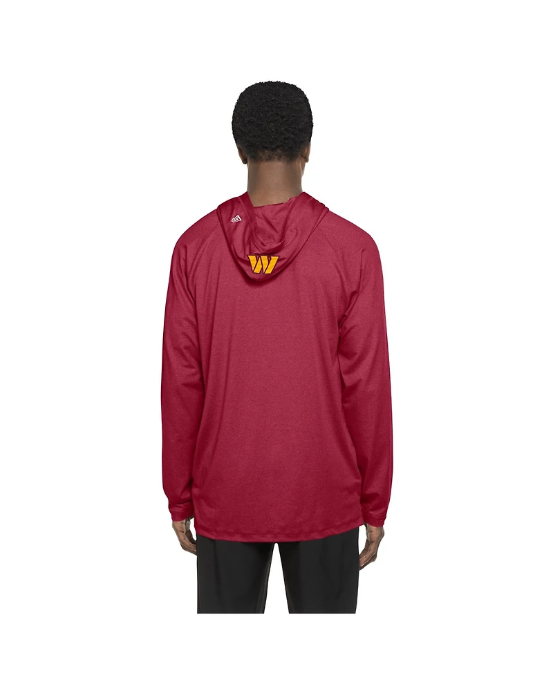 New Era Men's Burgundy Washington Commanders Functional Fandom Hoodie