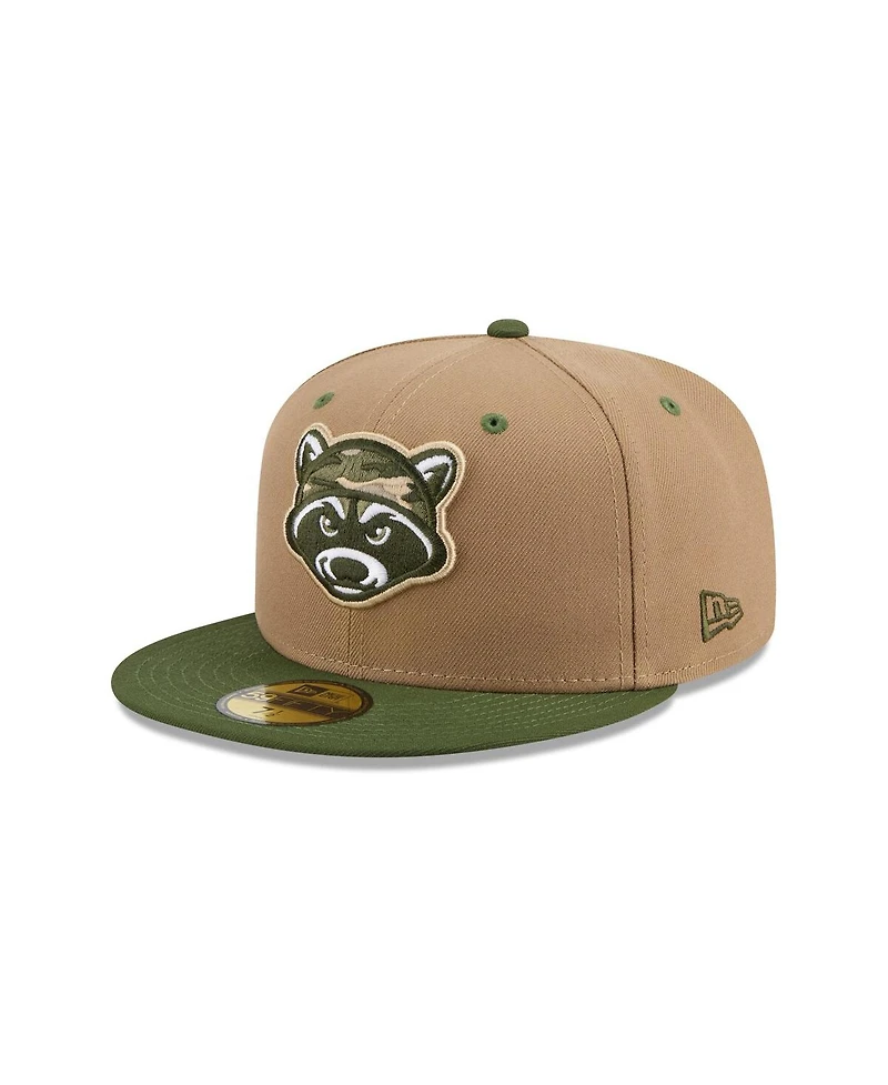 New Era Men's Tan Hudson Valley Renegades Theme Nights 59FIFTY Fitted Hat