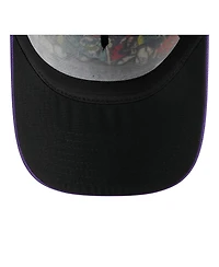 New Era Men's Black/Purple Colorado Rockies 2025 Mlb Diamond Hero Edition A-Frame 9FORTY Adjustable Hat