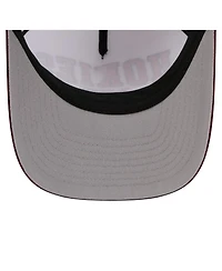 New Era Men's White/Maroon Virginia Tech Hokies Arch Two-Tone Rope 9FORTY A-Frame M-Crown Adjustable Hat
