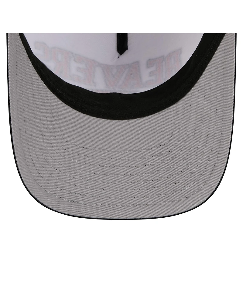 New Era Men's White/Black Oregon State Beavers Arch Two-Tone Rope 9FORTY A-Frame M-Crown Adjustable Hat