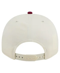 New Era Men's Cream/Cardinal Iowa State Cyclones Vintage Chainstitch 9FIFTY A-Frame Snapback Hat