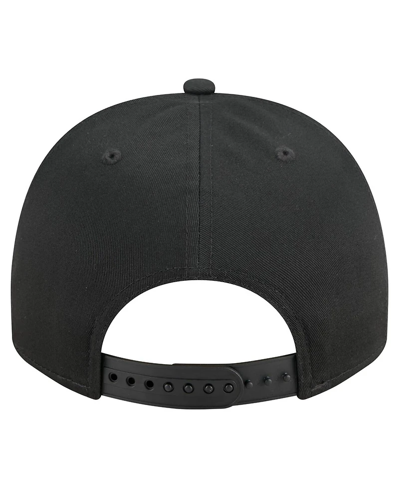 New Era Men's Black Alabama Crimson Tide Vintage Chainstitch 9FIFTY A-Frame Snapback Hat
