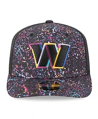 New Era Men's Black Washington Commanders 2025 Nfl Crucial Catch 9SEVENTY Adjustable Hat