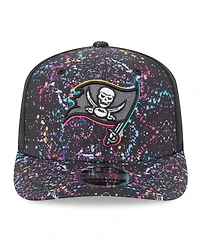 New Era Men's Black Tampa Bay Buccaneers 2025 Nfl Crucial Catch 9SEVENTY Adjustable Hat