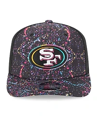 New Era Men's Black San Francisco 49ers 2025 Nfl Crucial Catch 9SEVENTY Adjustable Hat