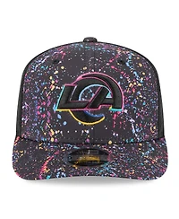 New Era Men's Black Los Angeles Rams 2025 Nfl Crucial Catch 9SEVENTY Adjustable Hat
