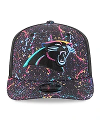 New Era Men's Black Carolina Panthers 2025 Nfl Crucial Catch 9SEVENTY Adjustable Hat