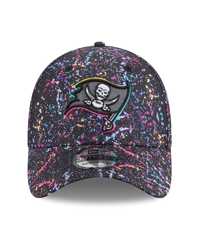 New Era Men's Black Tampa Bay Buccaneers 2025 Nfl Crucial Catch 39THIRTY Flex Hat