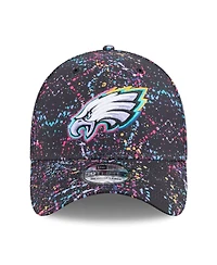 New Era Men's Black Philadelphia Eagles 2025 Nfl Crucial Catch 39THIRTY Flex Hat