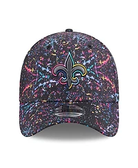New Era Men's Black Orleans Saints 2025 Nfl Crucial Catch 39THIRTY Flex Hat