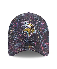 New Era Men's Black Minnesota Vikings 2025 Nfl Crucial Catch 39THIRTY Flex Hat
