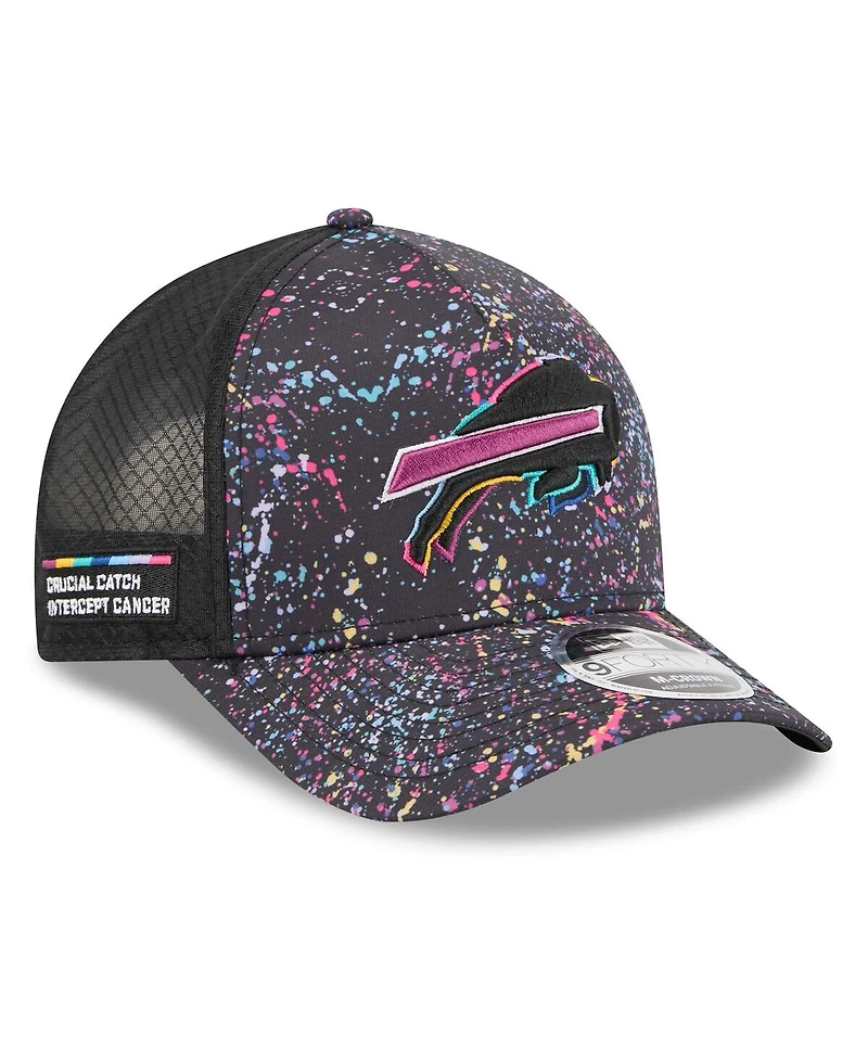 New Era Men's Black Buffalo Bills 2025 Nfl Crucial Catch 9FORTY Adjustable Hat