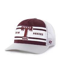 '47 Brand Big Boys and Girls Maroon/Gray Texas A&M Aggies Super Stripe Hitch Adjustable Trucker Hat