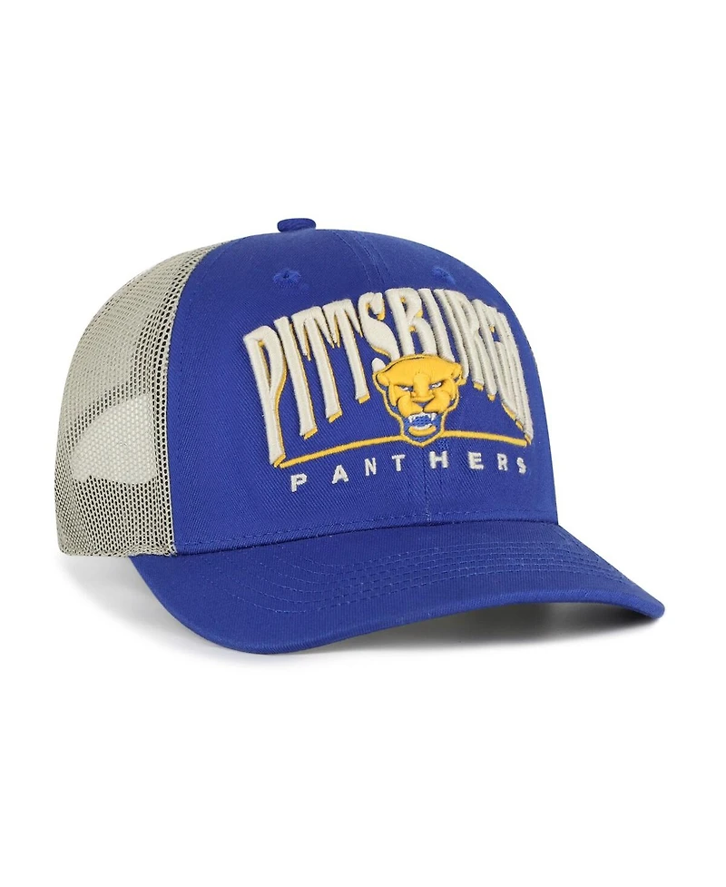 '47 Brand Men's Royal Pitt Panthers Arid Adjustable Trucker Hat