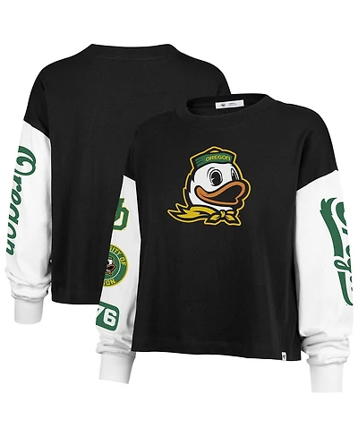 '47 Brand Women's Black Oregon Ducks Sydney Long Sleeve T-Shirt