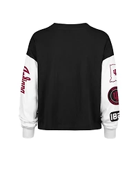 '47 Brand Women's Black Indiana Hoosiers Sydney Long Sleeve T-Shirt