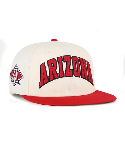 '47 Brand Men's and Women's Natural Arizona Wildcats Crossover Off Hand Captain Adjustable Hat