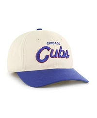 '47 Brand Men's Natural Chicago Cubs Crosstown Franchise Fitted Hat