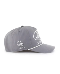 '47 Brand Men's Gray Colorado Rockies Foundational Hitch Adjustable Hat